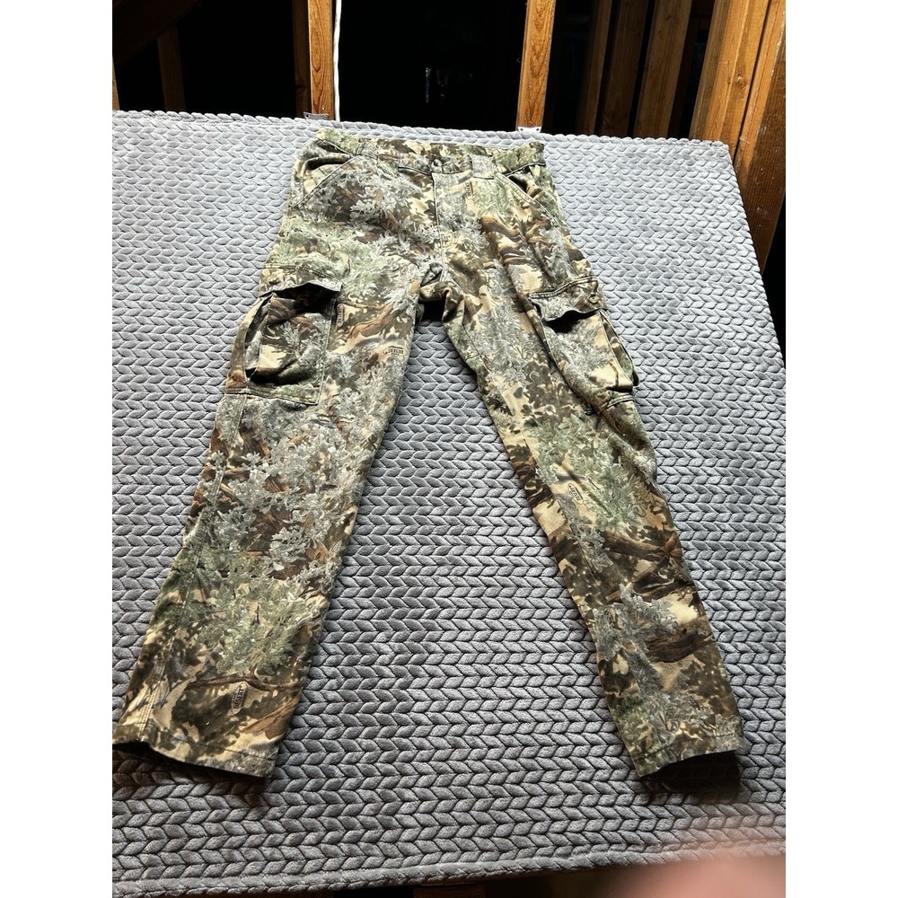 Kings Camo Mens Medium Hunting Cargo Pants Camouflage Outdoor Cotton Blend